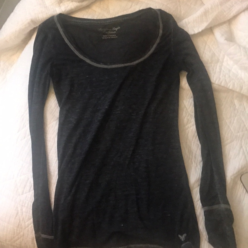 Soft Thin American Eagle Long Sleeve